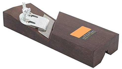 Rabot à Main, Rabot à Chanfreiner en éBène, Raboteuse en Bois à Angle de 45 ° avec Porte-Couteau Réglable, Pour Panneau de Bois, Panneau de Gypse