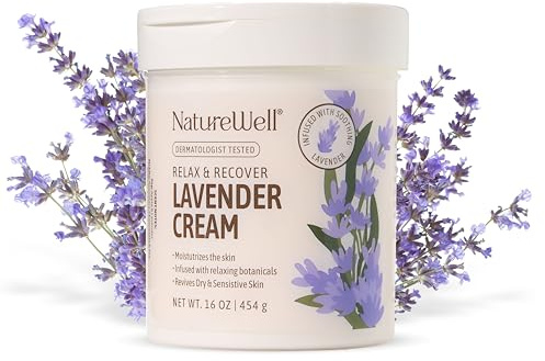 NatureWell Lavender Relax & Recover Moisturizing Body Cream, 16 Oz