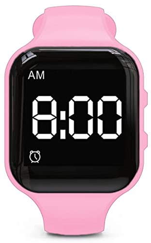 e-vibra Vibrating Alarm Watch Water Resistant Wake Up Wristband Silent Pill Reminder Watch - with Timer and 15 Daily Alarms