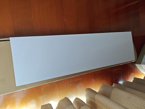 ZAQYCM Fensterbank Weiße Fensterbankabdeckung Badezimmer, Fensterbank Ersatzbrett Für Heimbüro, Apartment Erkerfenster Und Kücheninsel-Arbeitsplatte, Color : W 16in(40.6cm), Siz