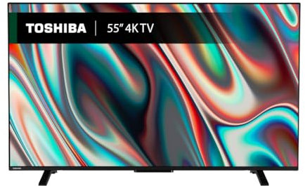 Toshiba 55”UV2363DB 4K Smart VIDAA TV, Ultra HD, HDR10, Freeview Play, Disney+, Prime Video, Netflix, Dolby Audio, Works with Alexa, Works with Google Assistant, VIDAA Voice