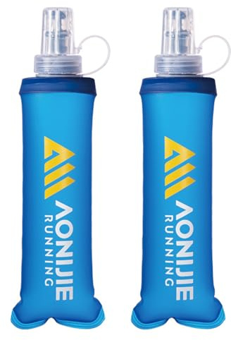 TRIWONDER Gourde Souple Pliable Sport 500 ml | Bouteille d'eau, Poche Hydratation, Réservoir d'eau, Utilisation en Extérieur