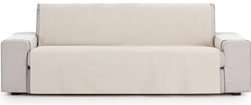 ECOMMERC3 | Funda Sofá Universal Ajustable Tamaño 3 Plazas Protección Parcial para Sofá - Funda Sofá Color Gris Fácil Colocación con Gomas Elásticas