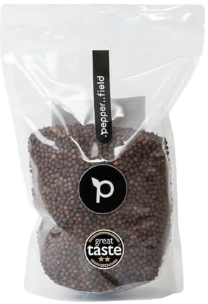 .pepper..field Poivre Rouge de Kampot - Grains Bio - Poivre Rouge de Kampot IGP, Cambodge IGP - Entier - Poivre pour Moulin & Moulin à Poivre (1000g)