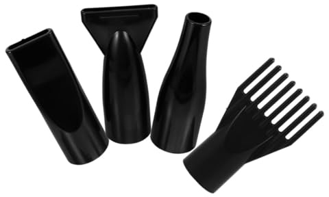Ipetboom Set 4 Ugelli per Asciugacapelli per Animali Domestici in Abs, Accessori per Toelettatura Funzione Soffio e Pettine, per Asciugatura e Styling Preciso
