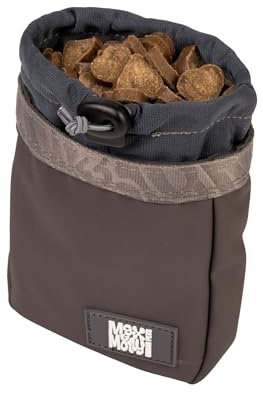 Max & Molly Leckerlitasche Matrix 2.0 - Stone/OS, Schmutzabweisend, Maschinenwaschbar, Karabiner & Hosenclip
