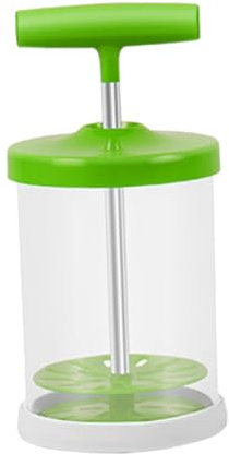 Ciieeo Espumador De Leche Manual Portátil Verde Batidor Baterías Para Cappuccino y Café Latte Fácil De Usar y Resistente Al Calor Apto Para Leche Entera y Desnatada