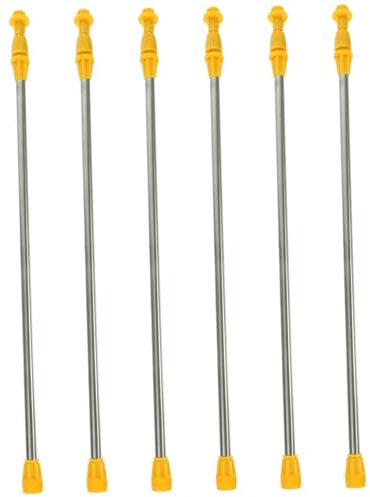 BCOATH Varilla Pulverizadora Extensible 6 Piezas de Acero Inoxidable Poste de Extensión Resistente y Reemplazo Adecuado para Riego de Jardín para Plantas y Césped
