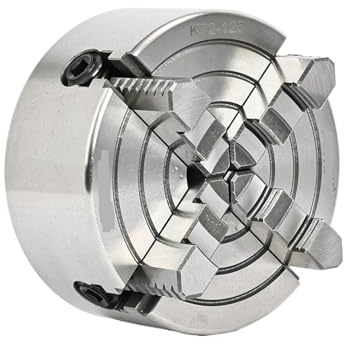 Drehfutter Drehbankfutter 125 mm, 4-Backen, unabhängig, K72-125, mit 3-Loch-Rückseite