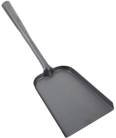 Healifty Paletta Metallo per Carbone Attrezzo Braciere Stufa Barbecue Pulizia Cenere Efficiente Design Moderno per Uso Domestico