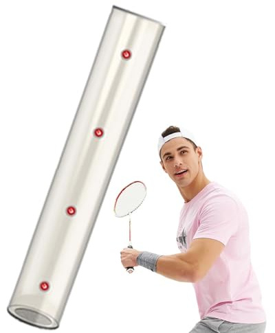 Generisch Tubo per palloni, Tubo Magnetico da Badminton, Supporto Magnetico per palloni da Badminton, Adatto per Principianti, per parchi, palestre, Cortili e da Badminton