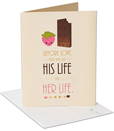 American Greetings Funny Wedding, Bridal Shower or Engagement Card (Chocolate Strawberry)