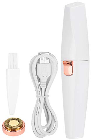 Gesichtshaarentferner für Frauen, USB-Gesichtshaarentferner, schmerzloser Gesichtshaarschneider, tragbarer Elektrorasierer, elektrischer Augenbrauenentferner, Damenrasierer für Lippen, Oberkinn, Wange