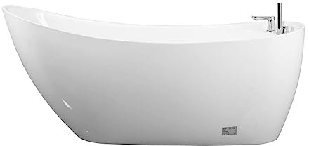 Vente-unique-Bañera exenta NATALIA - 1 plaza - 170x75x73cm - 282 L - Blanca