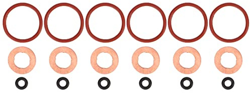 O-Ring-Kit für Kraftstoffeinspritzdüsen, Dichtungsringe für Kraftstoffeinspritzdüsen, Gummi-Metall-Ersatz für, Ersetzt 059130519
