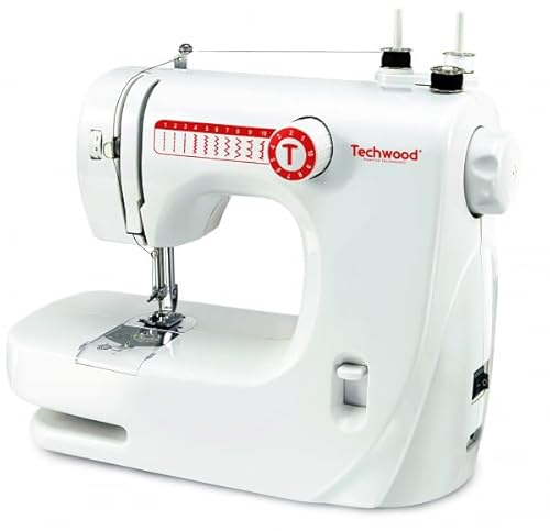 Machine à Coudre 10Pts Techwood, Blanc