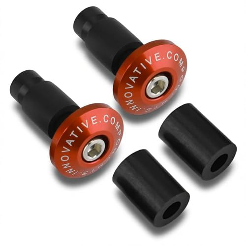 Bar End Plugs, 22mm 7/8inch Motorcycle Handlebar Plug Caps, Aluminum Bar End Grips, Ends Caps for Most Bicycle, Mountain Bike, Road Bike, MTB