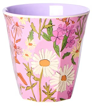 Tasse en mélamine moyenne - Rose - Daisy Dearest Print
