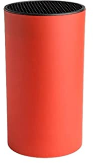 ZAEGO Bloc Couteaux Universel Porte-Couteau Porte-Outil Multifonctionnel en Plastique Porte-Couteau Support De Couteau Tube Étagère Organisateur De Stockage Porte Couteau Vide (Blue : Bronze)