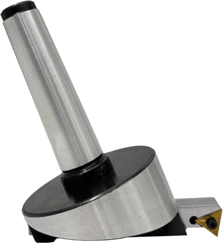 ASSORTS 3 (75 mm) Precision Fly Cutter with Tool Steel Body, Detachable 3MT Shank and Replaceable Carbide Insert for Milling & Lathe Metal Face-Off Operations