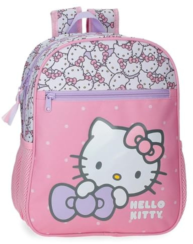 Hello Kitty My Favourite Bow Zaino adattabile a carrello rosa 27 x 33 x 11 cm Poliestere 9,8 L, Rosa, Zaino adattabile a carrello