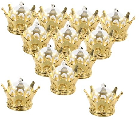 SOLUSTRE 12stücke Füllbare Kronenförmige Bonbonboxen Für Hochzeiten Geburtstagsfeiern Und Babypartys Dekorative Süßigkeitenhalter Für Desserts Und Gastgeschenke