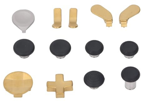 Thumbsticks de Metal para Serie 2 para Núcleo Serie 2, Base de Carga del Controlador 6 Joysticks, 4 Paletas, 2 Almohadillas D, Accesorio para Juegos