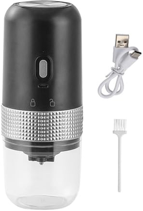 Moulin à café électrique - Small espreso Grinder, concasseur de grains compact | 2,95x7,4 pouces Moulin à café portable, brassage de précision, craintif, assentiel à café en voyage ou au bureau