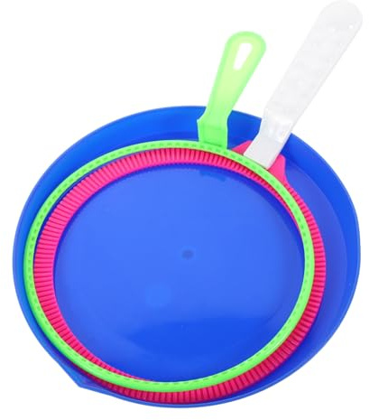 YARNOW 3stücke Seifenblasenring-Set Seifenblasenmacher Für Junge Mädchen Seifenblasenbläser-Set Seifenblasenspielzeug Lustiges Spielzeug Zum Blasen Von Seifenblasen