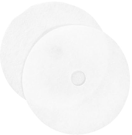 Dryer Lint Filter Replacement 2pcs Nonwoven White Lint Screen | Lint Catcher, Absorb Dust and Replaceable Design, Easy Maintenance, round Insert Style