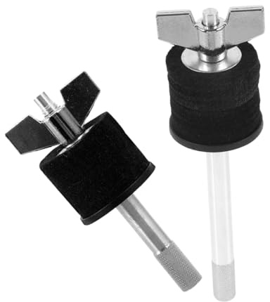 GALPADA Apilador de Platillos para Soporte Seguro Duradero Negro de Aleación Diseño de Doble Capa 2piezas en Instrumentos de Percusión y Bases de Platillos