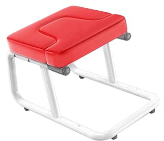 Yoga Headstand Stool,Strength Training Inversion Equipment,for Home Workout Balance and Strength Training(Red)