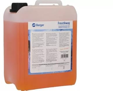 Berger FrostAway - Líquido radiador anticongelante para caravana, 5 l, ecológico, no tóxico, protección invernal para coches, caravanas y caravanas, seguro para tuberías y tanques de hasta -40 °C