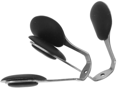 CIYODO Brille Nasenpads aus Edelstahl und Soft Silicone U-Förmige Nasenstegpad für Brillen mit Verbessertem Griff und Komfortablem Sitz für Sonnenbrillen und Brillenreparaturset