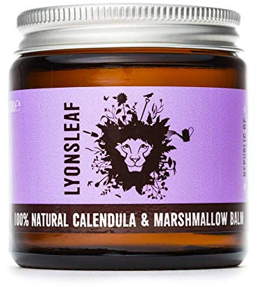 Lyonsleaf Calendula & Marshmallow Balm 120ml, 100% Natural Skin Balm | Calendula Balm Made With Calendula And Marshmallow Root for Eczema, Psoriasis, Dry, Cracked, Rough, Hard or Irritated Skin