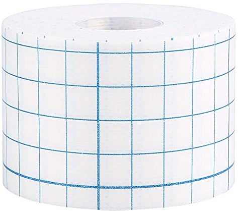 Transparent Pansement Bandage, Bande Medicale de ruban adhésif de fixation de bande de fixation médicale pour Tatouages Fixer Plaster Stretch Fixation(5cm 10m)