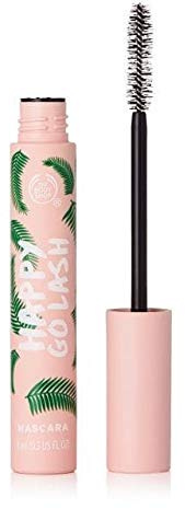 The Body Shop Happy Go Lash Mascara Verdickt und definiert und fühlt sich gleichzeitig sanft zu den Wimpern an.Die Formel ist einfach aufzutragen und zu entfernen und hält den ganzen Tag ohne