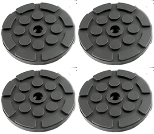 JOMAFA - Juego 4 Tacos de goma para elevador marcas AUTOP-STENHOJ, HESHBON, TWIN BUSCH, LINCOS, PROVAC, KROMER, 120mm diámetro