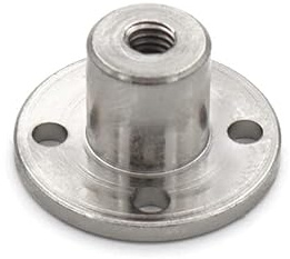 4 Stück M4 Flanschkupplungsverbinder, Gewindewelle Getriebemotor Flansch Mutter DIY Kupplung Schraube Führungswelle Unterstützung für den Motor