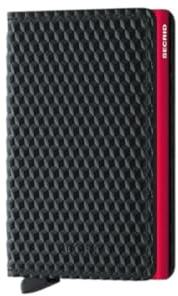 Secrid SLIMWALLET CUBIC BLACK RED