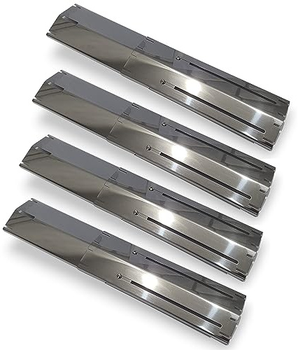 BricoShopping® Difusor de Calor para Barbacoa a Gas Repuesto UNIVERSAL REGULABLE INOX Quemador de Repuesto Parrilla Difusora de Chispas Cubierta de Protección Placa para Cubrir los Quemadores (Acero