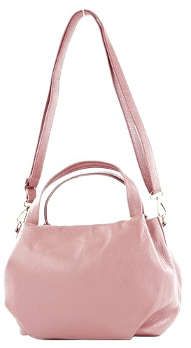 modamoda de T218 Damen Leder Henkeltasche Tragetasche Schultertasche handmade in Italy