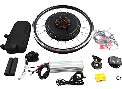 CCAUUB 20 Zoll elektrisches Fahrrad Fahrrad Hinterrad Umbau Kit Motor Nabe 1000W 48v elektronische Leistungsbremse mit LED-Anzeige