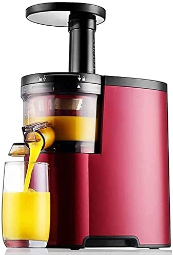 CRBUDY Máquina exprimidora, máquinas exprimidoras, exprimidor de masticación Lenta, exprimidor de Prensa en frío con Dos Modos de Velocidad, Motor silencioso fácil de Limpiar