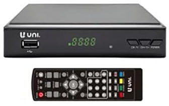 Doki Unico DB1553 Ricevitore DVB-T HD DVB-T/DVB-T2 con telecomando, programma TV digitale, HDMI, chiavetta USB e connettività Scart