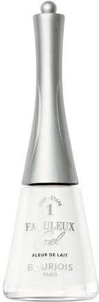 Bourjois Vernis à ongles Fabuleux Gel, 95, Fleur de Lait, vernis à ongles à effet gel, texture Jellygloss et fini brillant longue durée, formule vegan, résultats professionnels à la maison, 9 ml
