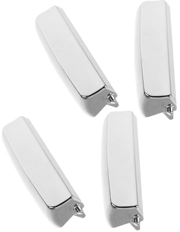 4pcs Rice Cooker Button Switch Push Button Switch Electric Wine Opener Smart Button Pot to Make Rice Cooker Switch Button Rice Cooker Lid Replacement Opener Silver Plastic
