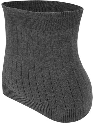 Jaarssho Nierenwärmer Damen,Gestrickter Rückenwärmer Damen,Winter Nierengurt Wärmend Den Unteren Rücken,Elastischer Leibwärmer Nierenstulpen für Menstruationsbeschwerden,Hexenschuss,Rückenschmerzen