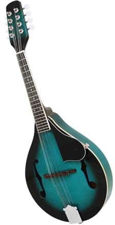 Instrumento Musical Mandolina Verde Guitarra De Ocho Cuerdas Con Bolsa Afinador De Cuerdas Instrumento De Mandolina Profesional(3/4)