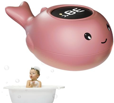 Wasserthermometer - Pool Thermometer | Badethermometer | Baby-Badethermometer für Kleinkinder, schwimmendes Badespielzeug Badewannen-Thermometer, bei und Celsius Hintergrundbeleuchtung